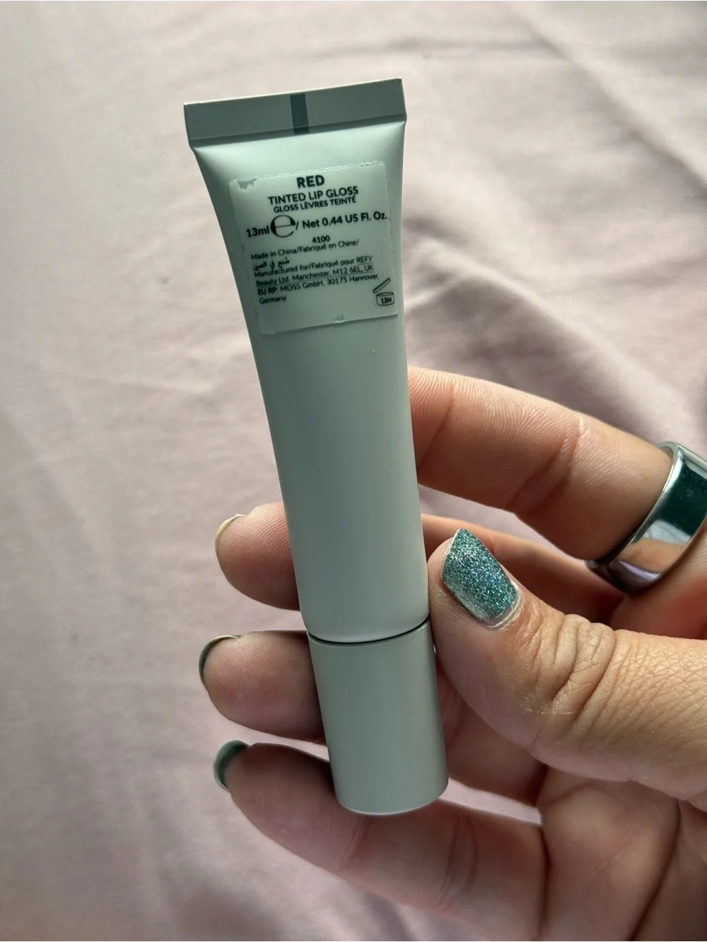 REFY Tinted Lip Gloss in Red